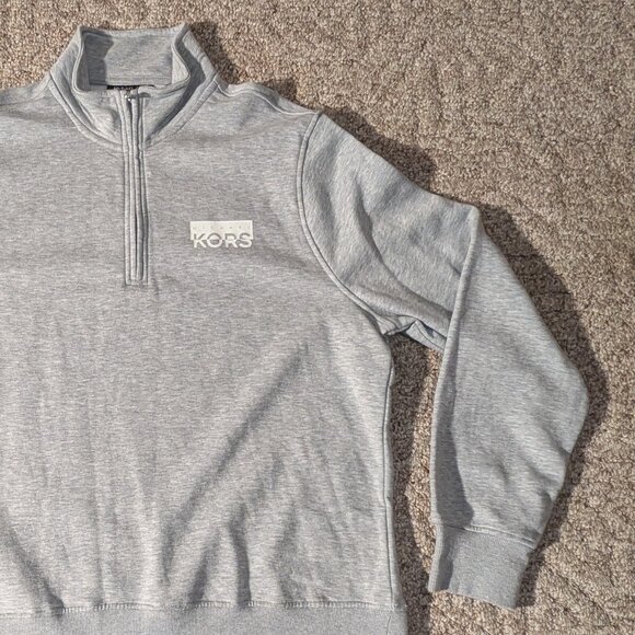 Michael Kors Quarter-Zip Sweatshirt - Picture 1 of 7